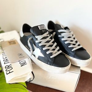 🖤🤍Golden Goose Hi Star Platform Sneaker 37 black/silver🤍🖤